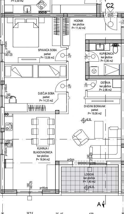SAMOBOR- Novogradnja - I kat - C2- 92,5 m2