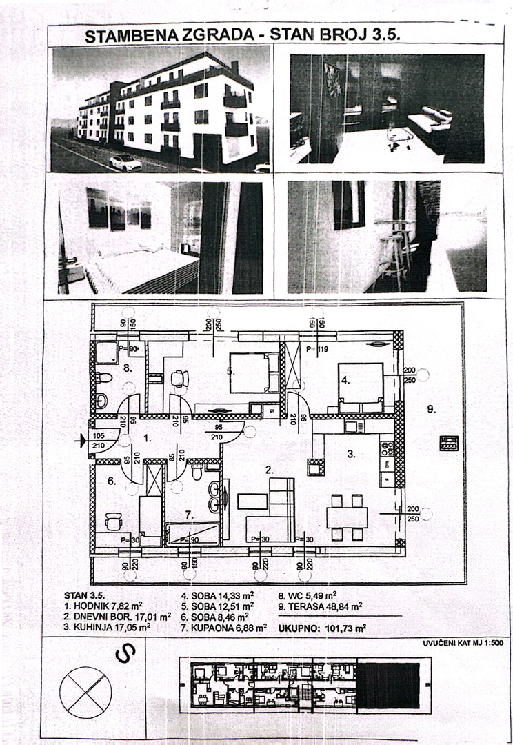 LUČKO - stan u novogradnji - S1- prizemlje s vrtom i PM - 64,99 m2