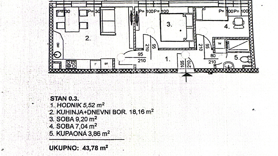 LUČKO - stan u novogradnji -  S1- prizemlje s vrtom i PM - 68,28 m2