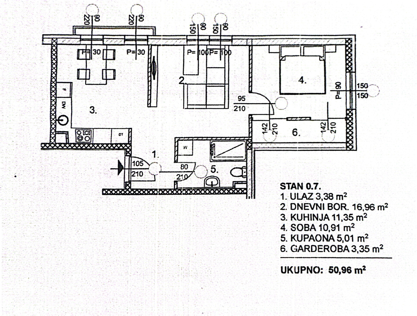 LUČKO - stan u novogradnji - S1- prizemlje s vrtom i PM - 64,99 m2