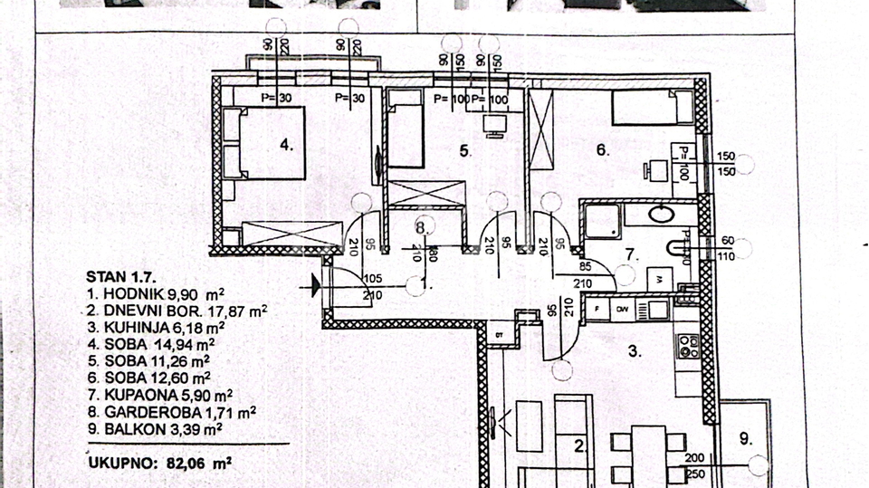 LUČKO - stan u novogradnji -  S1- prizemlje s vrtom i PM - 68,28 m2