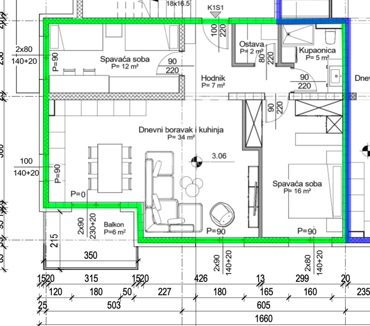 SAMOBOR- Novogradnja - I kat - S3- 93 m2