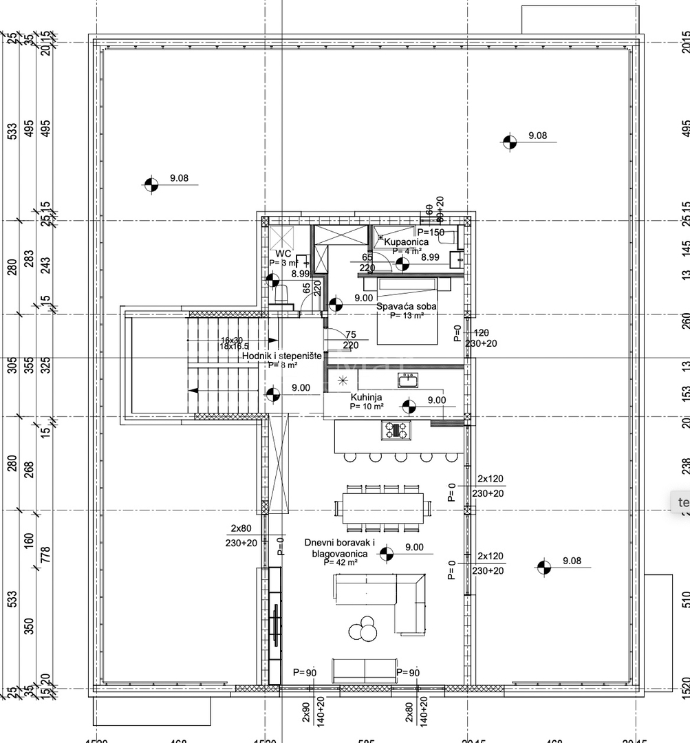 SAMOBOR- Novogradnja - II. i III. kat - S1-dvoetažni stan - 225,50 m2