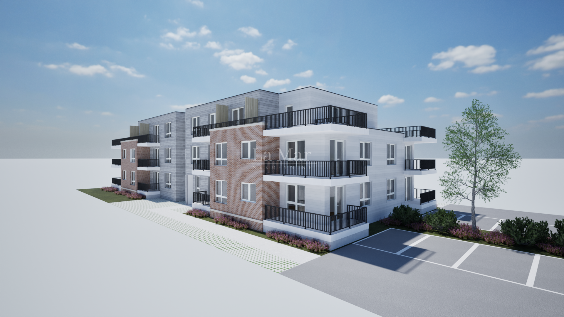 ODRA-stanovi u novogradnji- S2- 76,37 m2 (3S) i VPM - 239.110 €