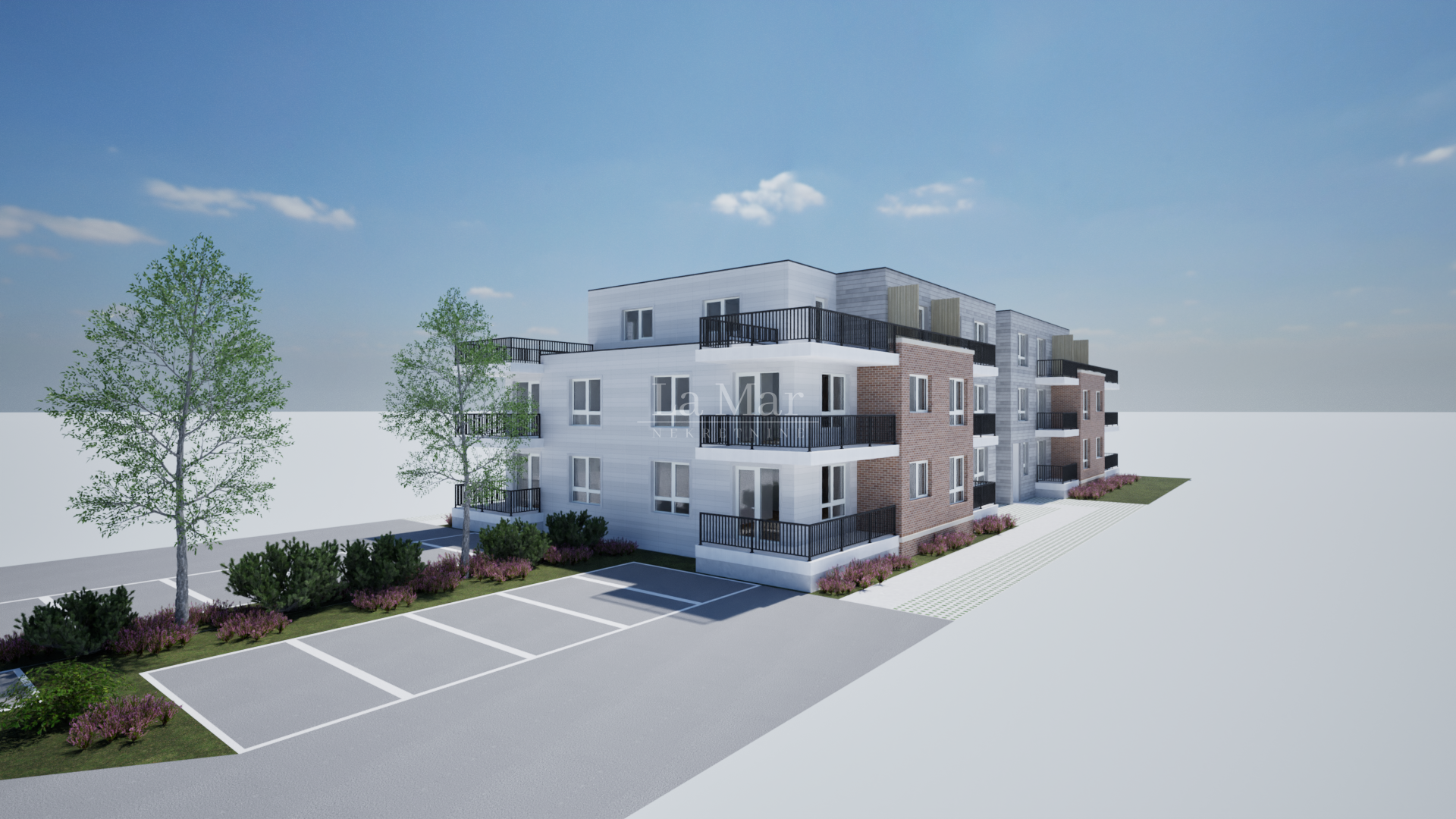 ODRA- stanovi u novogradnji -  S101- I kat- Stan 28,16 m2 (1S) i VPM = 94.480,00 Eur