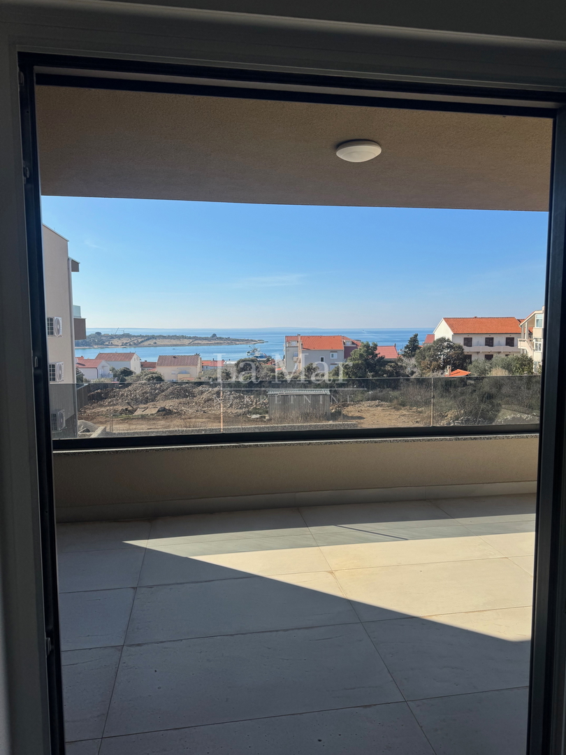 EKSKLUZIVNO! Novogradnja u Novalji s pogledom na more -S2- 76,12 m2 - I kat