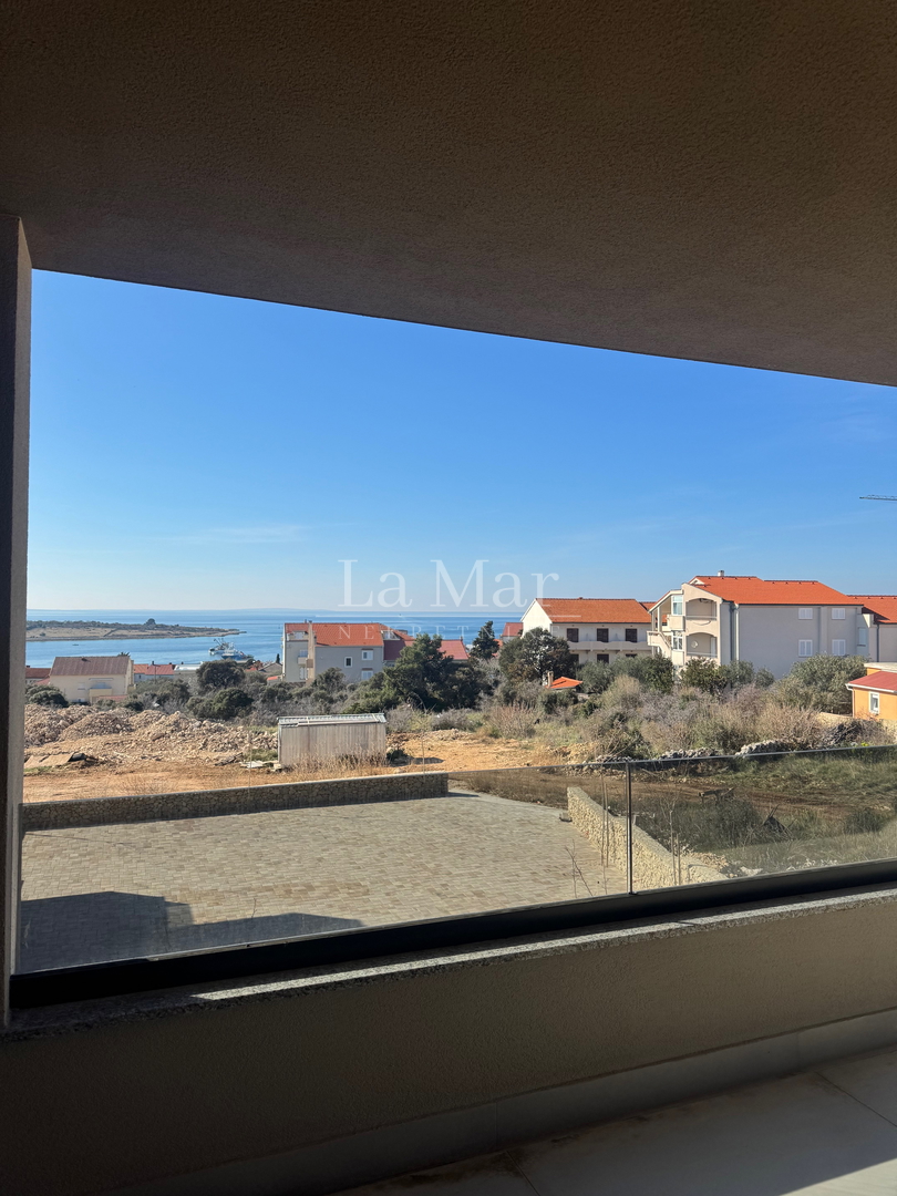 EKSKLUZIVNO! Novogradnja u Novalji s pogledom na more -S2- 76,12 m2 - I kat