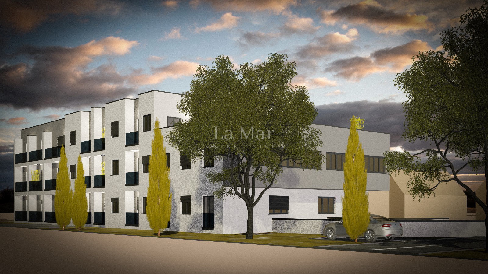 Resnik - Novogradnja- S15 stan na uvučenom katu - 33,92 m2