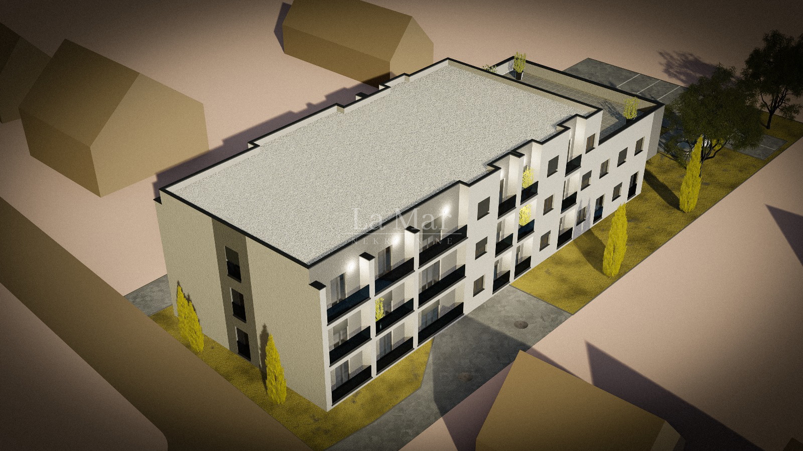 Resnik - Novogradnja- S15 stan na uvučenom katu - 33,92 m2