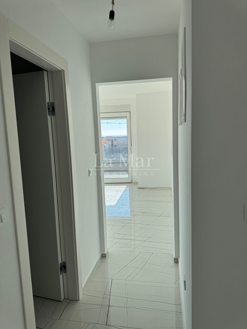 Novalja- namještena NOVOGRADNJA s pogledom na more - S1 - prizemlje  81,6 m2- 290.000€