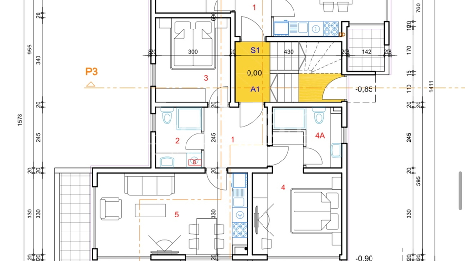 Appartamento, 45 m2, Vendita, Novalja