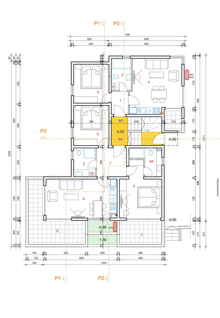 Novalja- namještena NOVOGRADNJA s pogledom na more - A1 - prizemlje  81 m2 - 295.000€