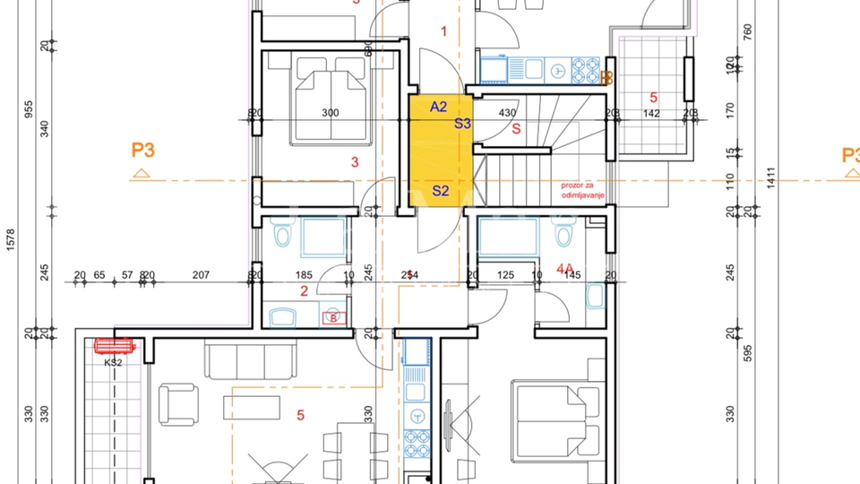Apartment, 39 m2, For Sale, Novalja