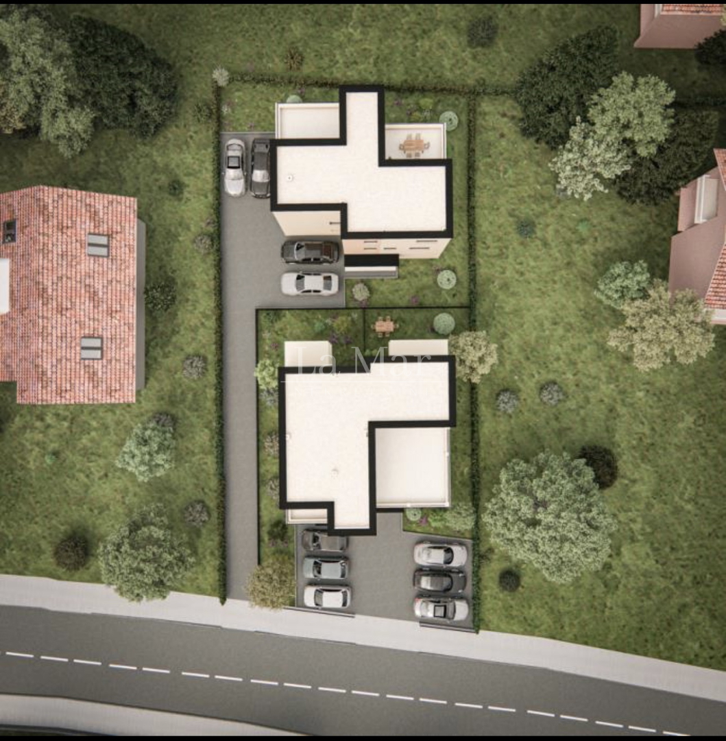 SAMOBOR- novogradnja u centru- 161,92 m2 sa vrtom i 2 VPM- PRILIKA!