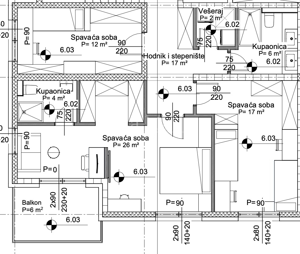 SAMOBOR- Novogradnja - II. i III. kat - S1-dvoetažni stan - 225,50 m2
