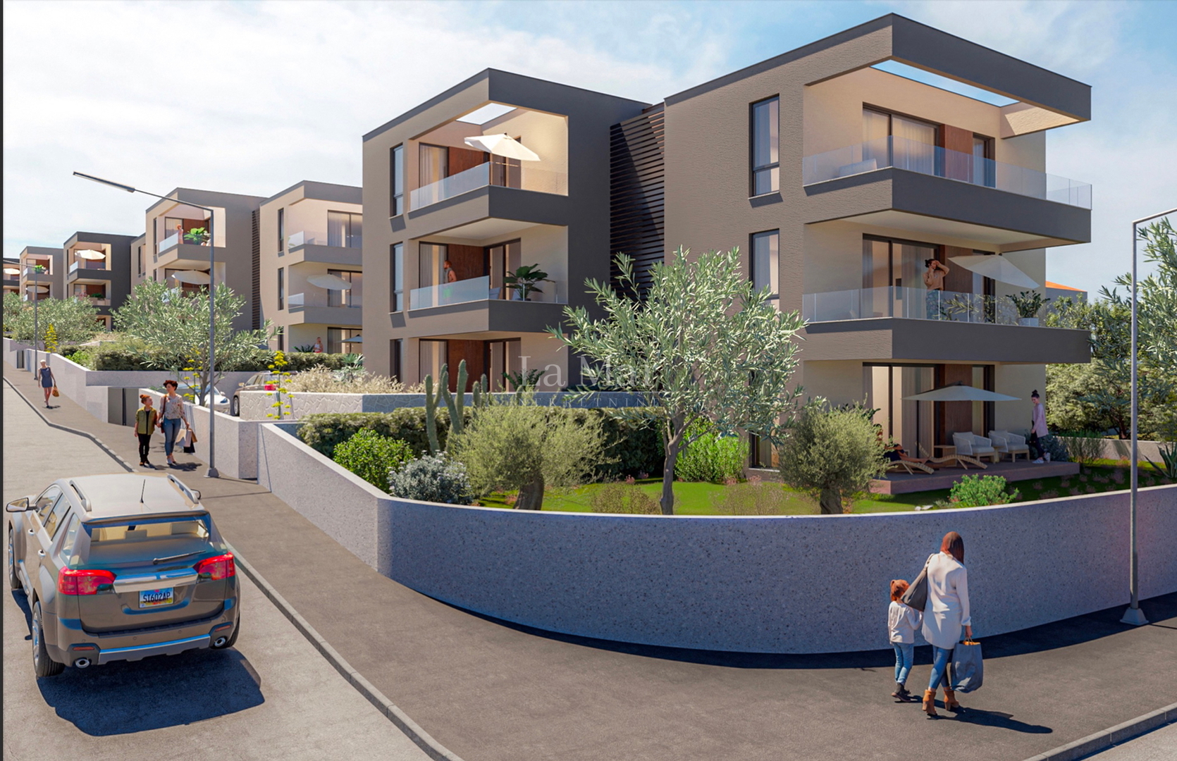 Luksuzni stanovi u centru Novalje - NOVOGRADNJA - Novi projekt - AP 1 -prizemlje (73,38 m2)