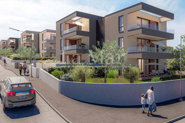 Luksuzni stanovi u centru Novalje - NOVOGRADNJA - Novi projekt - AP 1 -prizemlje (73,38 m2)