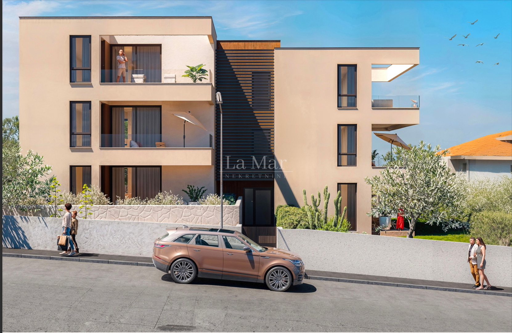 Luksuzni stanovi u centru Novalje - NOVOGRADNJA - Novi projekt - AP 1 -prizemlje (73,38 m2)