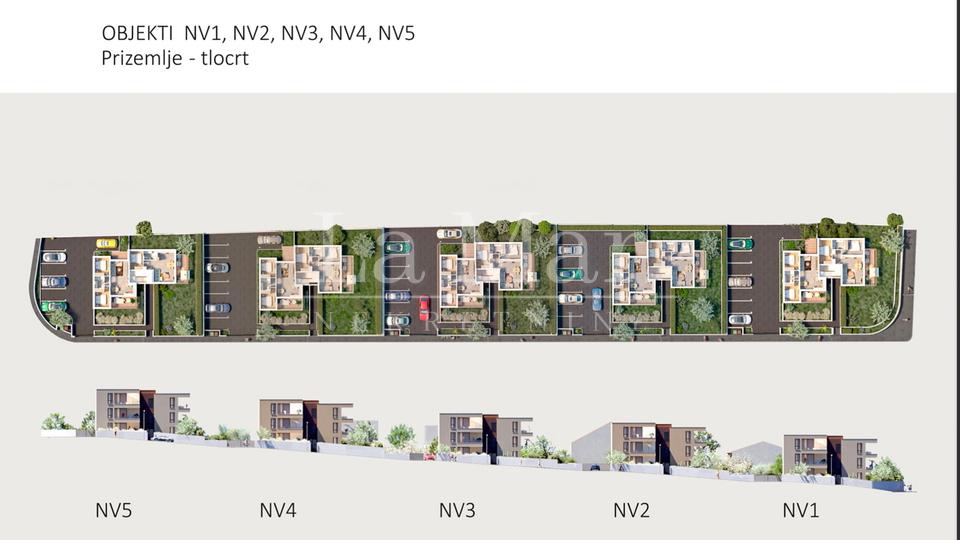 Luksuzni stanovi u centru Novalje - NOVOGRADNJA - Novi projekt - AP3 - II. KAT (64,46 m2)