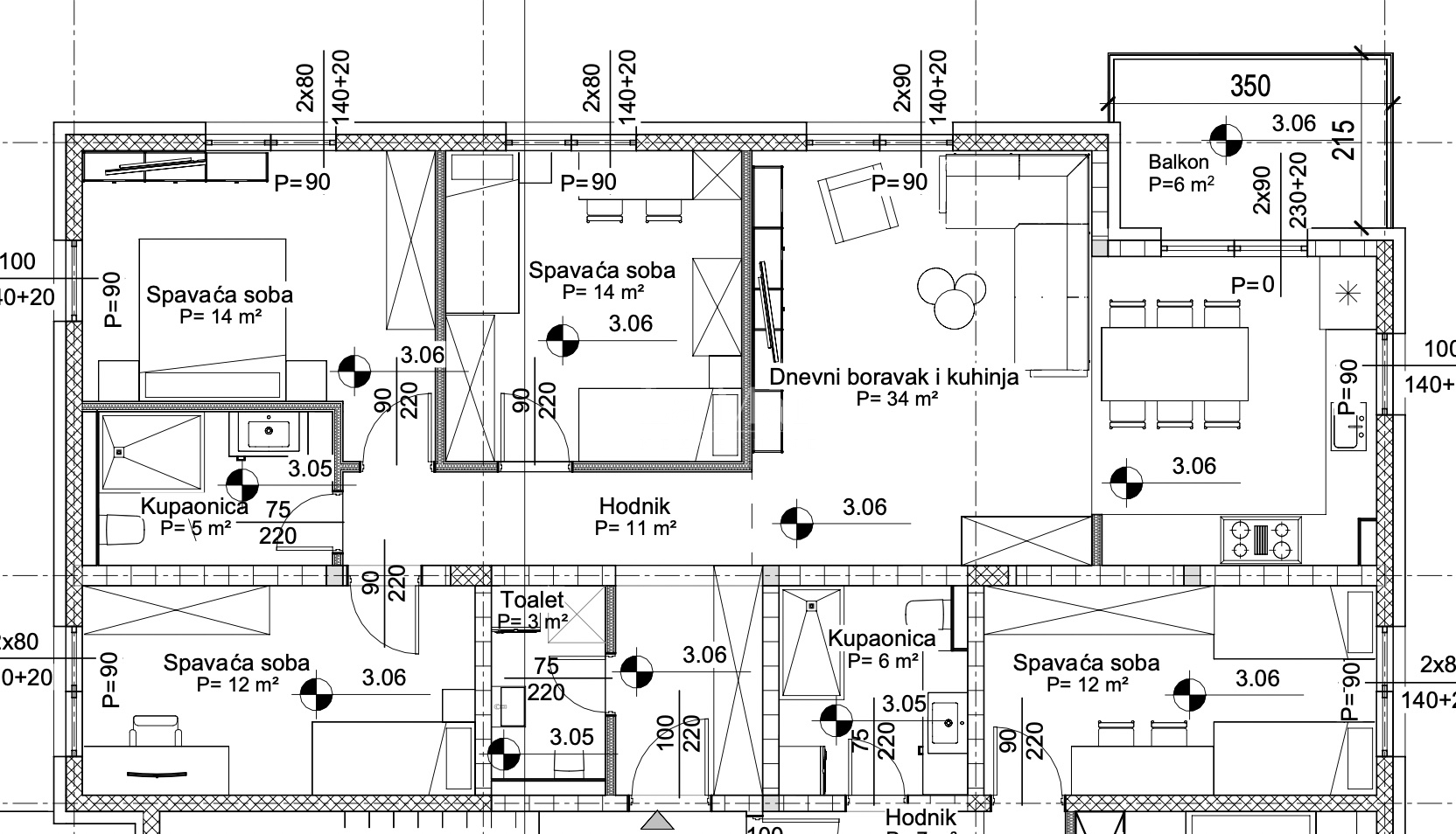 SAMOBOR- Novogradnja - I kat - S3- 97,5 m2