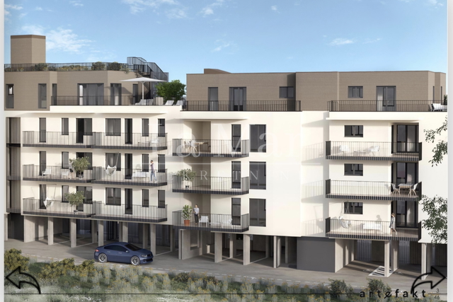 NOVOGRADNJA Črnomerec-Kustošija 3-s, 55,06m2 + VPM, (3.990€-4.200€)