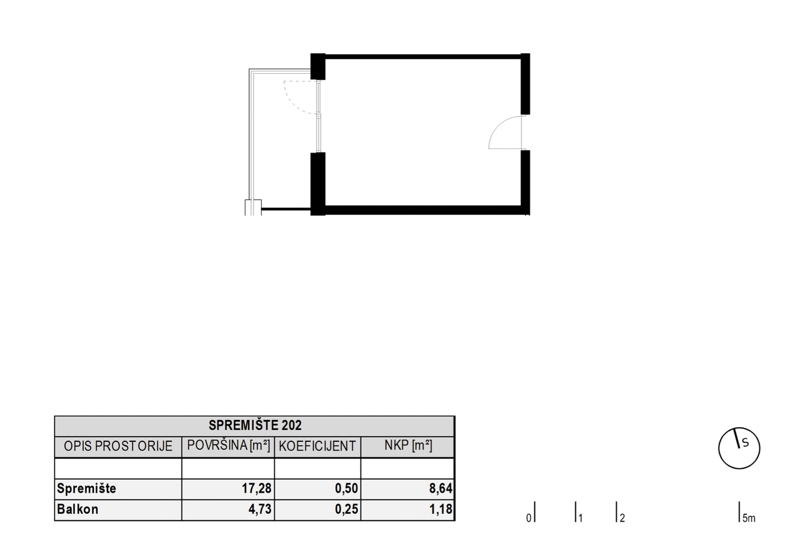 ODRA-stanovi u novogradnji- S2- 76,37 m2 (3S) i VPM - 239.110 €