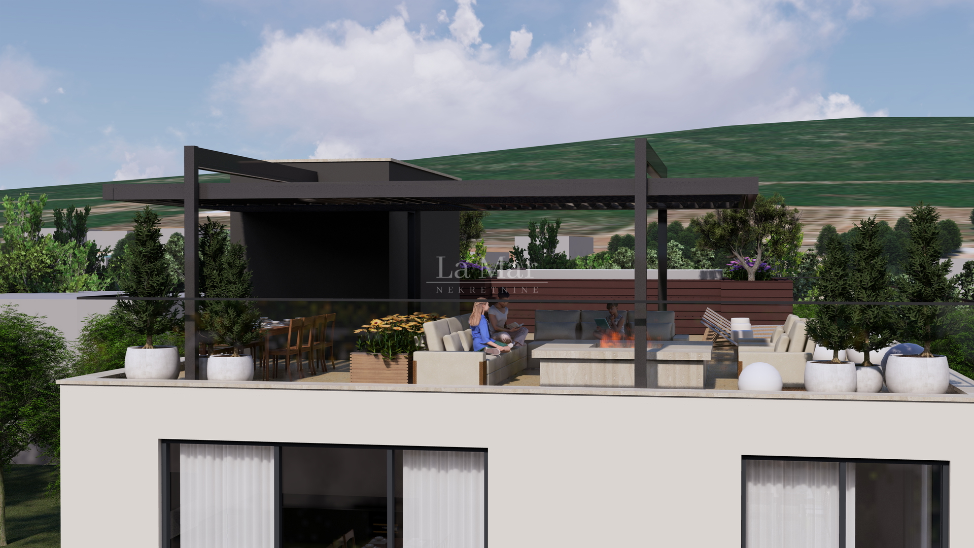 SUKOŠAN- Luksuzni stanovi prvi red do mora - 3S stan- 2.kat- 104,04 m2