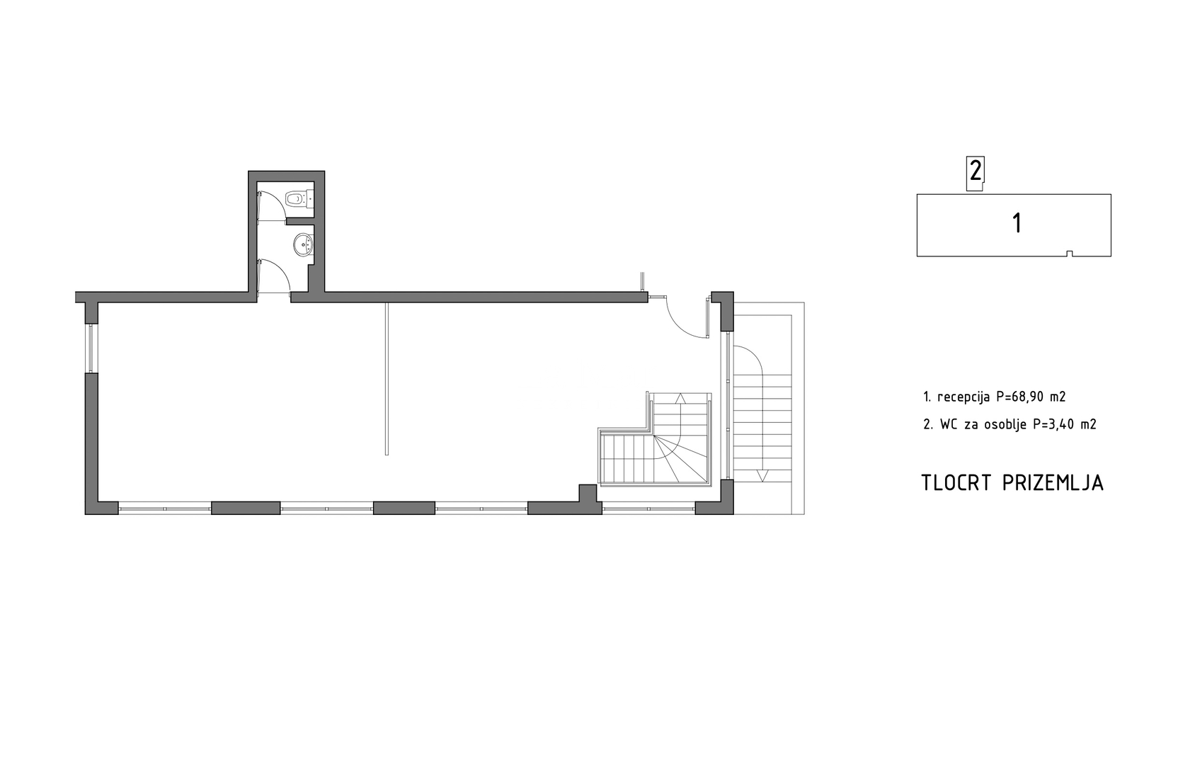 Stenjevec- dvoetažni poslovni prostor- 407 m2