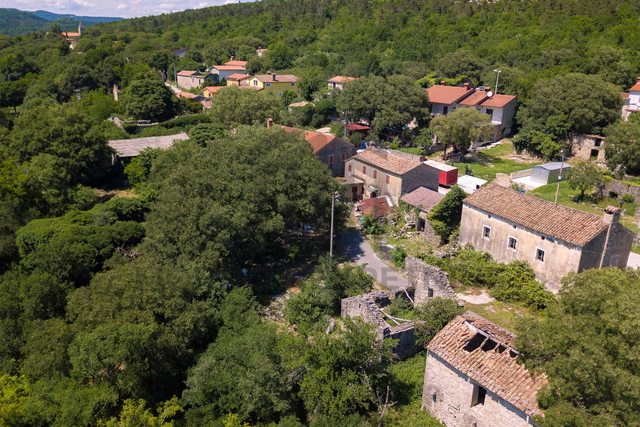 Istra, Kamena kuća s pogledom na Učku i potencijalom za bazen – Šušnjevica, Istra (262 m²), potrebna obnova