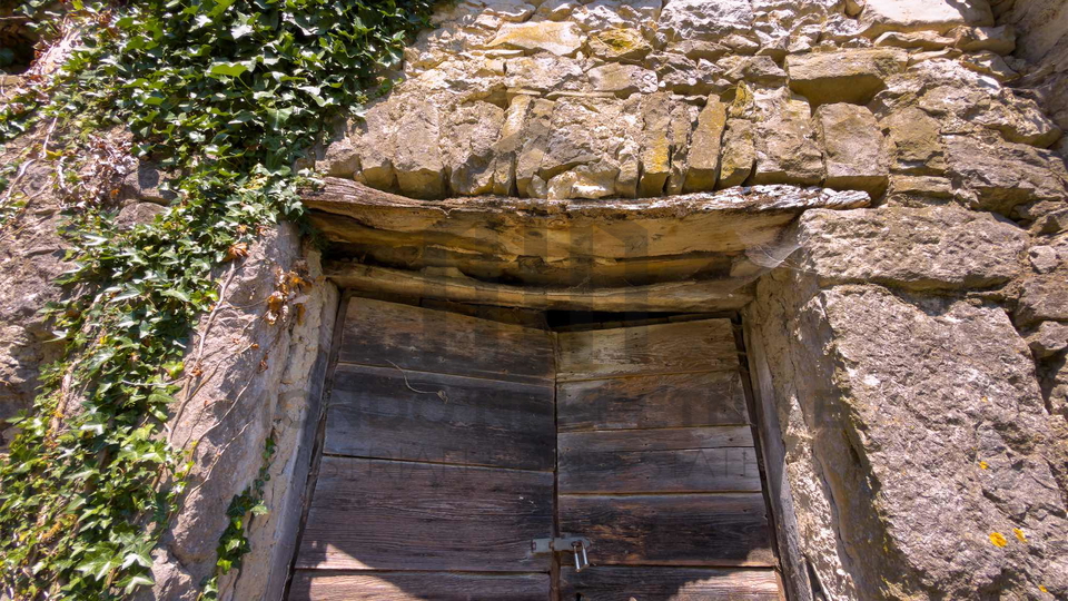 Istra&comma; Kamena ku&cacute;a s pogledom na U&ccaron;ku i potencijalom za bazen &ndash; &Scaron;u&scaron;njevica&comma; Istra &lpar;262 m&sup2;&rpar;&comma; potrebna obnova
