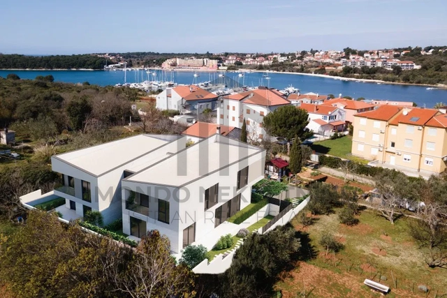 Istra, Banjole, novogradnja, prodaja stanova 200 metara od mora – jednosoban stan, balkon, parkirno mjesto, uporabna, useljivo odmah!