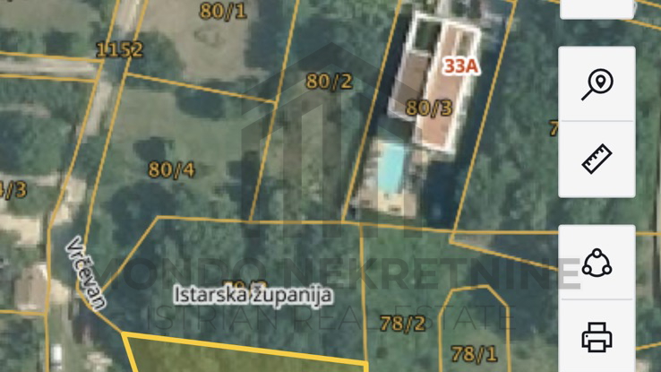 Zemljišče, 886 m2, Prodaja, Ližnjan