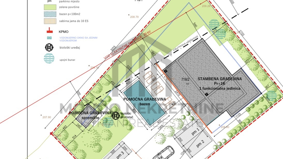 Istra&comma; Rakalj&comma; obiteljska ku&cacute;a 254 m2 s bazenom 32 m2