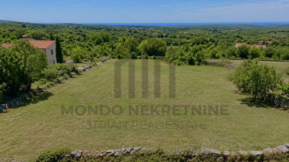 Gra&dstrok;evinska parcela 890 m&sup2; s pogledom na more &ndash; Gali&zcaron;ana