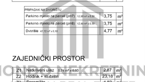Trosoban stan 94 m&sup2; u prizemlju &ndash; Li&zcaron;njan