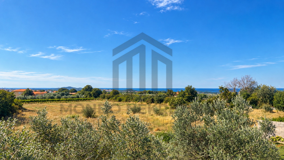 Gra&dstrok;evinska parcela 890 m&sup2; s pogledom na more &ndash; Gali&zcaron;ana