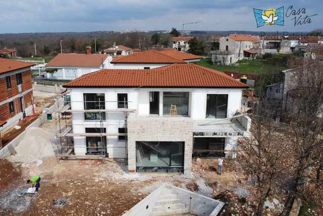 Nuova casa con piscina in Istria