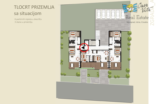 Nuovi appartamenti in costruzione a Cittanova