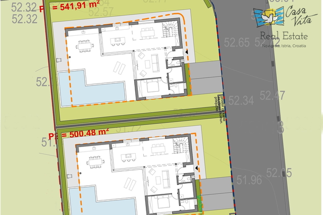 ISTRA, POREČ - Casa moderna in costruzione a 1000 m dal mare!