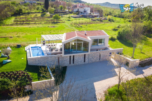 Moderne Villa mit Blick auf Motovun!