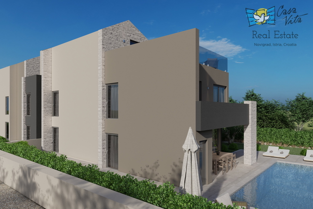 Moderna villa bifamiliare a 500m dal mare - in costruzione!