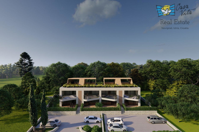 Moderne Wohnungen in der Nähe von Poreč – im Bau!