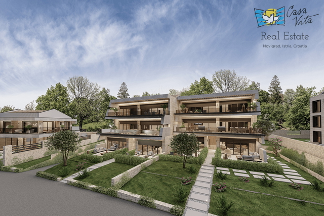 Luxuriöses Apartment in einem neuen Resort am Meer