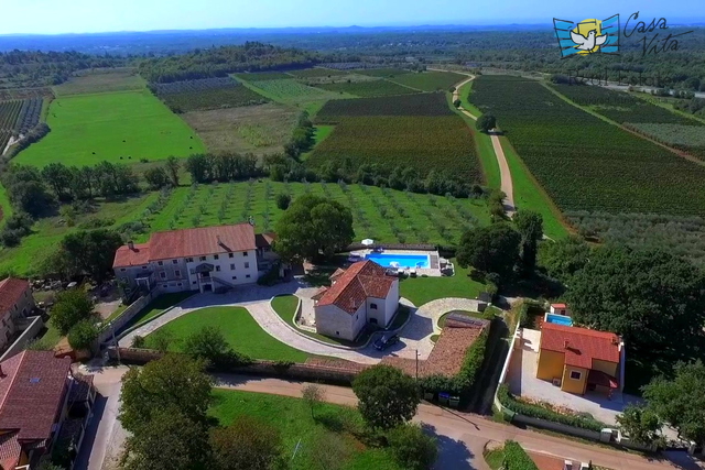 Tenuta istriana con una bellissima vista sul mare e sui vigneti!!