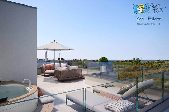 Modern, elegant semi-detached house in Novigrad!