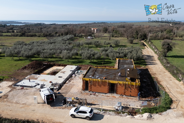 ISTRA, POREČ - Casa moderna in costruzione a 1000 m dal mare!