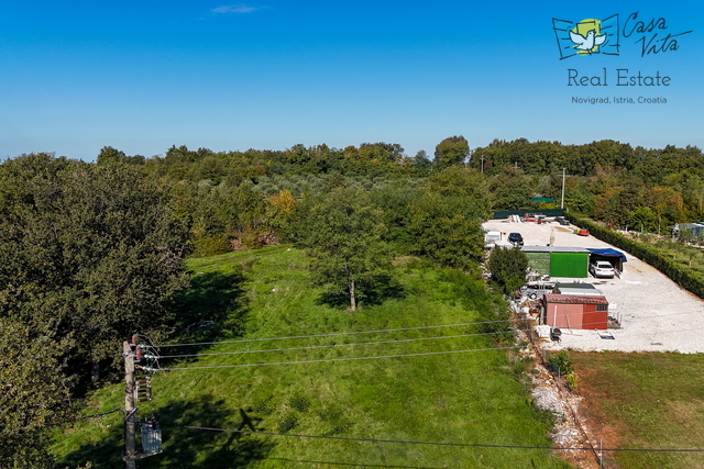 ISTRA, VIŠNJAN - Građevinsko zemljište sa projektom za stambenu zgradu