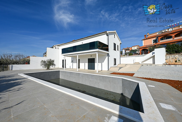 ISTRA, POREČ - Casa con piscina e vista mozzafiato sul mare!