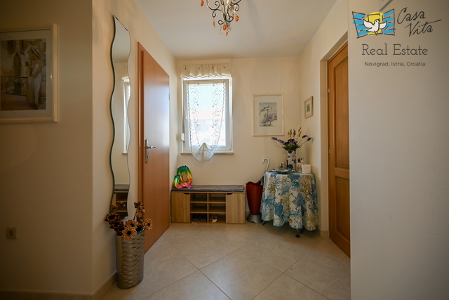 ISTRA, NOVIGRAD - Apartment with two bedrooms and a beautiful sea view!