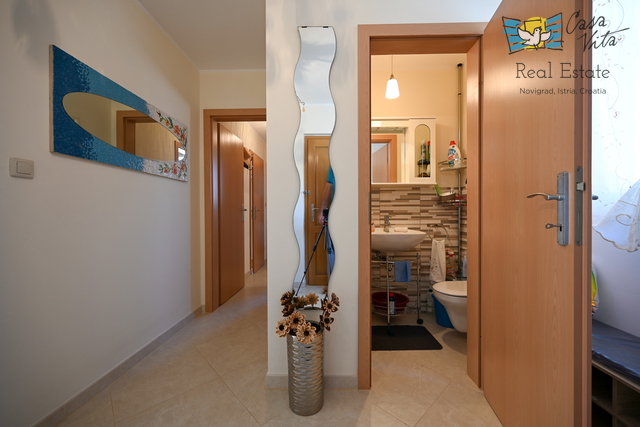 ISTRA, NOVIGRAD - Apartment with two bedrooms and a beautiful sea view!